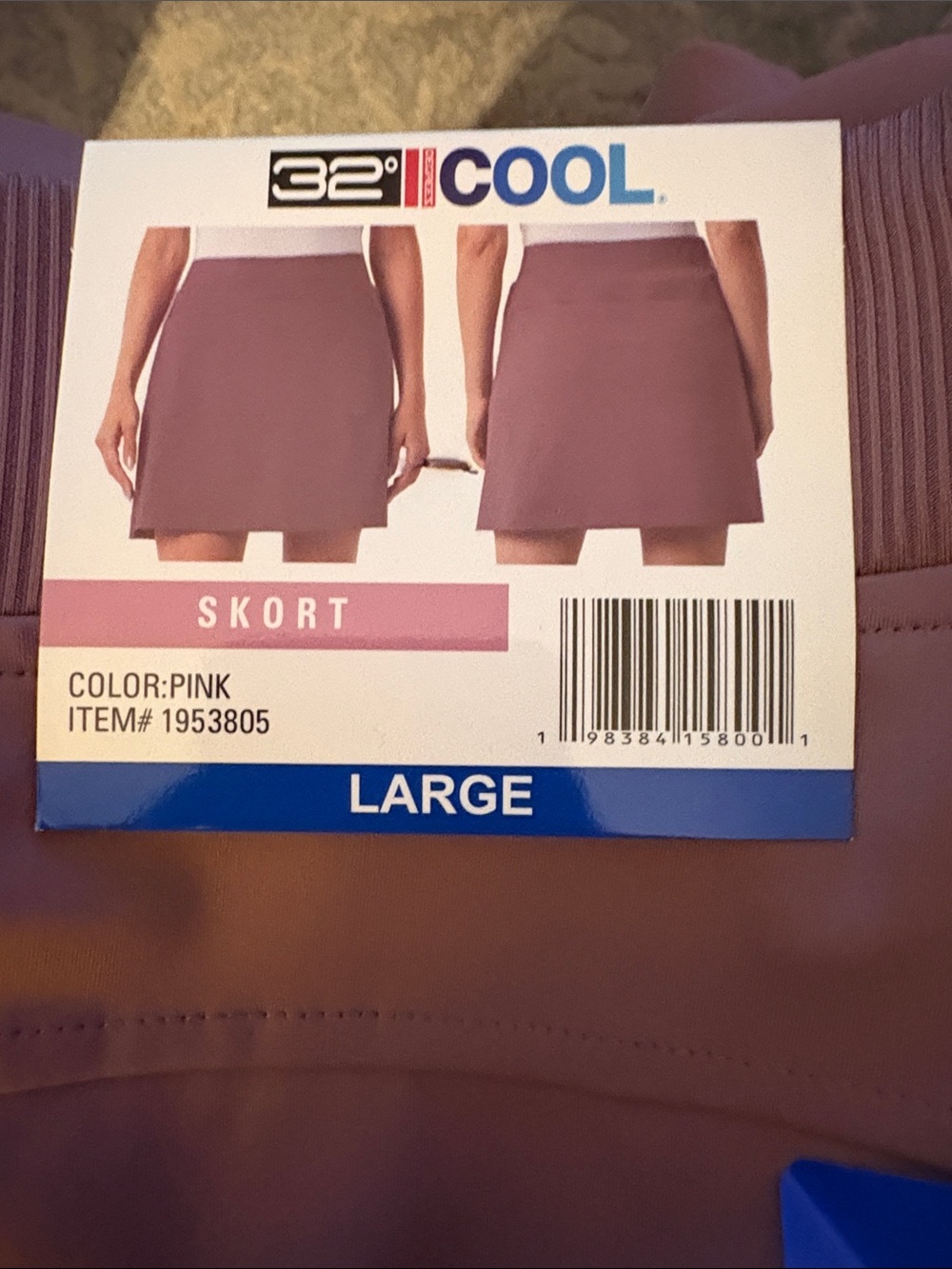 32 Degrees Pink Women's Skort